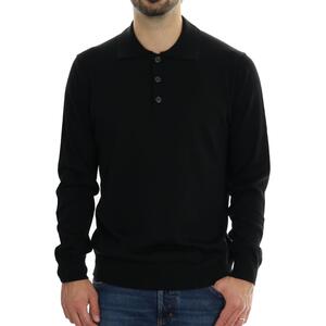 POLO IN MAGLIA NERO